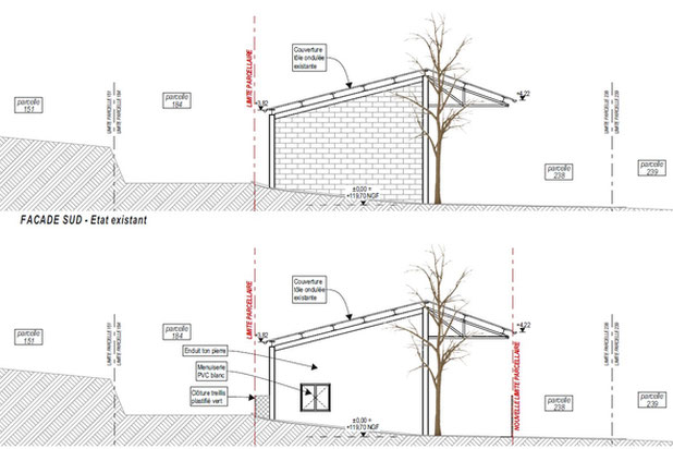 Façade Sud-rehabilitation-maison-Ouilly-le-Tesson