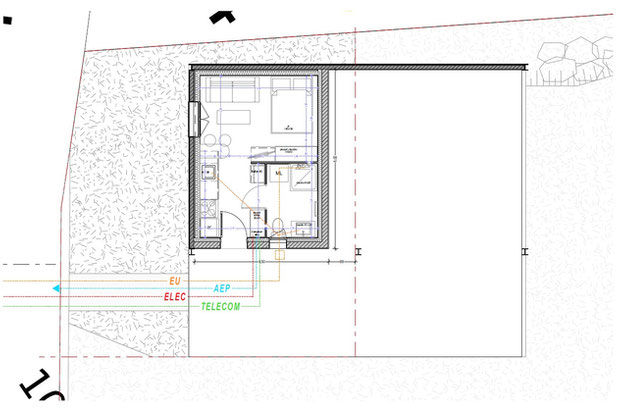 Plan du studio-rehabilitation-maison-Ouilly-le-Tesson