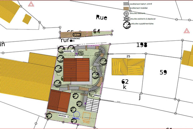 Plan Masse-construction-maison-Grendelbruch
