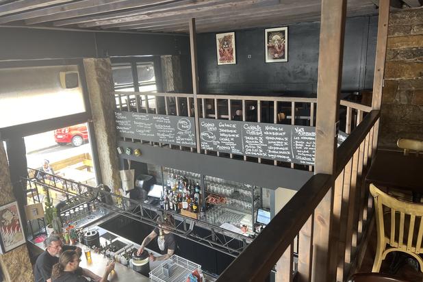 vue de la mezzanine-renovation-cafe_restaurant-Lyon