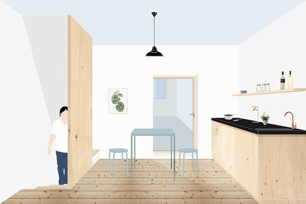 Marché: Tryphtic Housing-agrandissement_extension-extension-Saint-Hubert