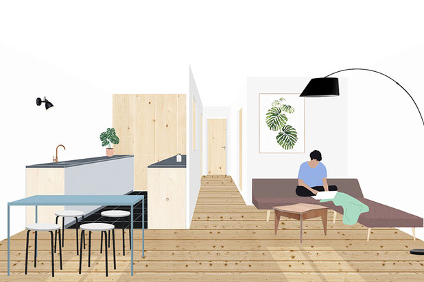 Marché: Tryphtic Housing-agrandissement_extension-extension-Saint-Hubert
