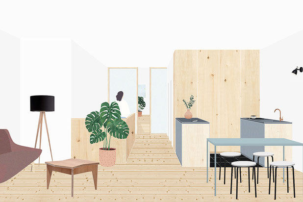 Marché: Tryphtic Housing-agrandissement_extension-extension-Saint-Hubert