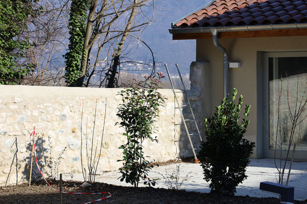 Mur d'enceinte-renovation-logement-Veurey-Voroize