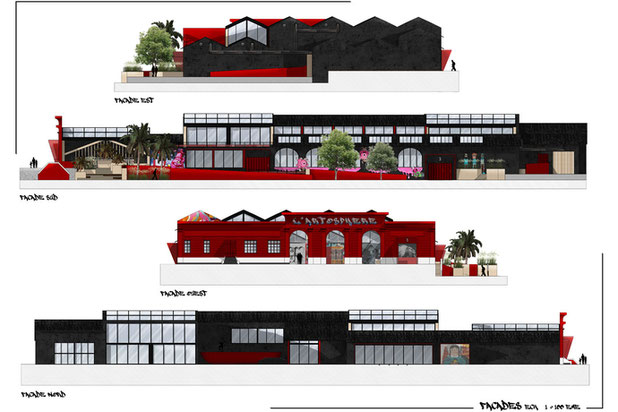 Élévations des façades-rehabilitation-boutique_local-Concarneau