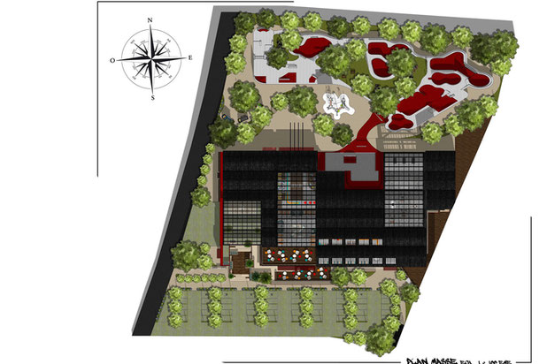 Plan Masse-rehabilitation-boutique_local-Concarneau
