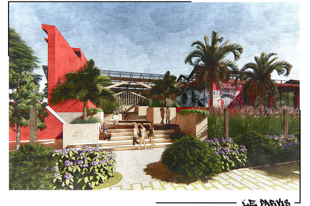 Vue du parvis-rehabilitation-boutique_local-Concarneau
