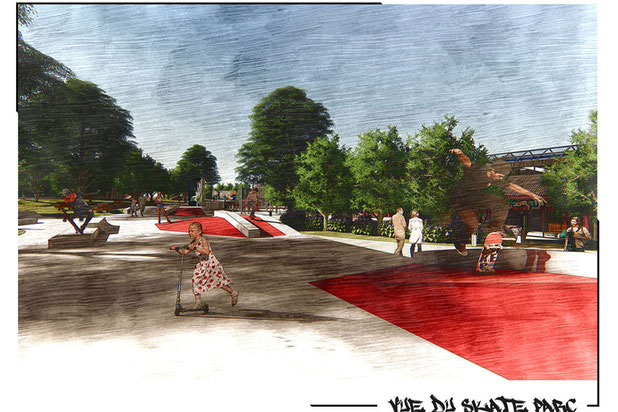 Vue du skate parc-rehabilitation-boutique_local-Concarneau