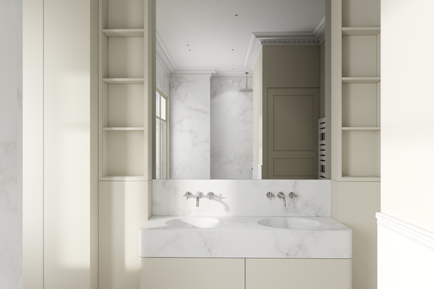 Salle de bain des parents-amenagement-appartement-Pa ri