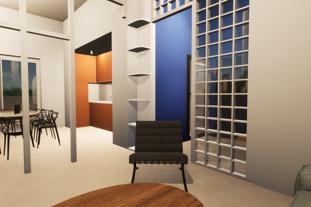 Prise de vue 3D rendu photoréaliste-amenagement-appartement-Nantes