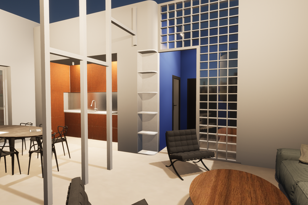Prise de vue 3D rendu photoréaliste-amenagement-appartement-Nantes