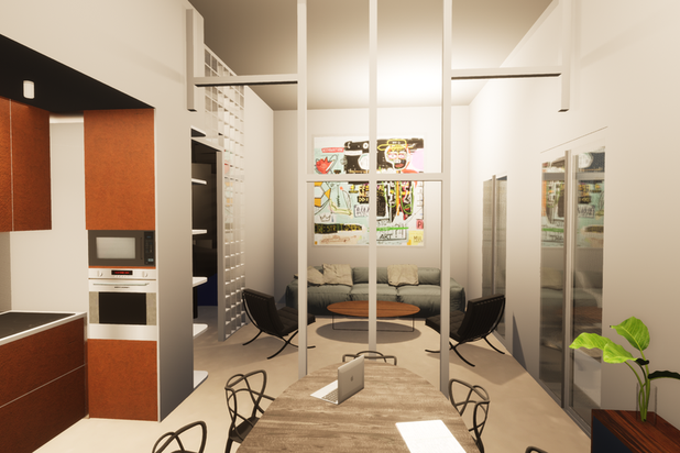Prise de vue 3D rendu photoréaliste-amenagement-appartement-Nantes