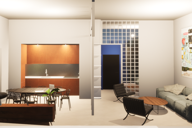 Prise de vue 3D rendu photoréaliste-amenagement-appartement-Nantes