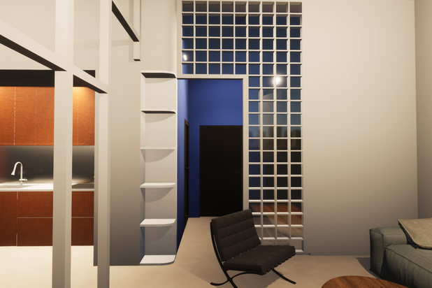 Prise de vue 3D rendu photoréaliste-amenagement-appartement-Nantes