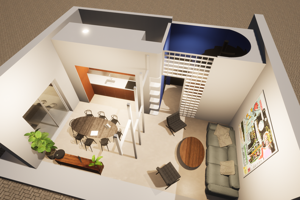 Prise de vue 3D rendu photoréaliste-amenagement-appartement-Nantes