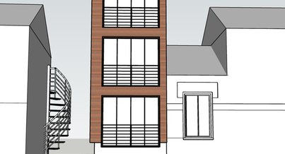 Photo d'un projet de Surélévation Garage à Angers