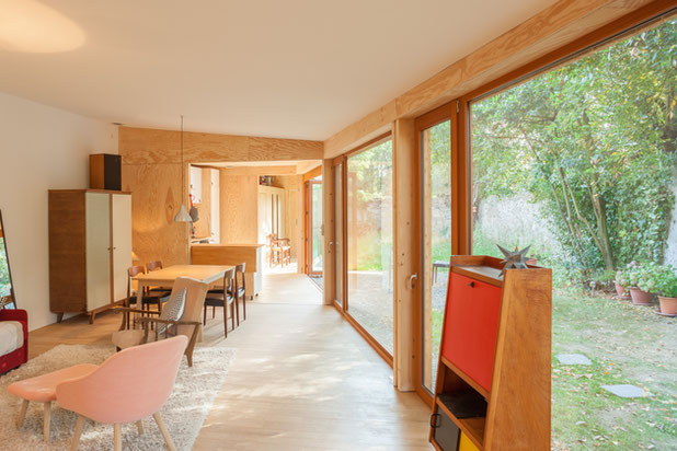 Séjour lumineux-construction-maison-Nantes
