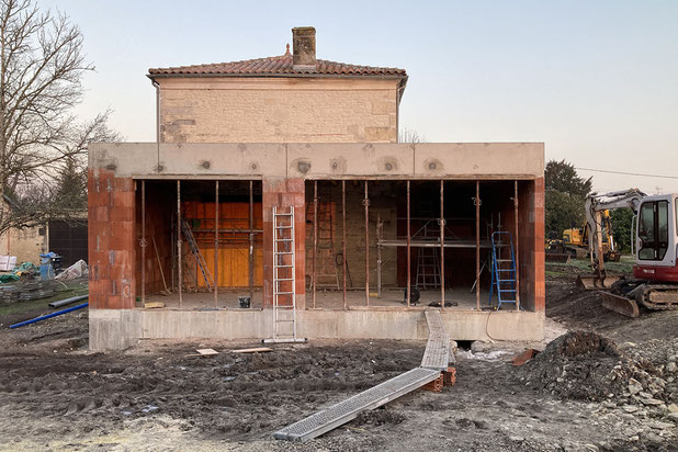 Phase maçonnerie-agrandissement_extension-maison-Cognac