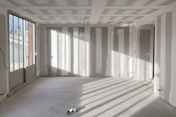 Travaux de platrerie-agrandissement_extension-maison-Cognac
