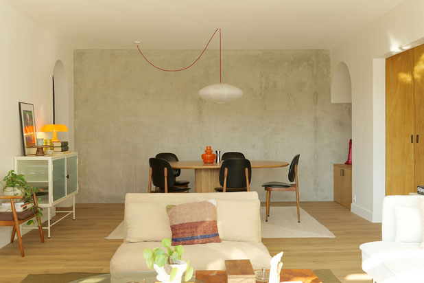 Pièce de vie-renovation-appartement-Bordeaux