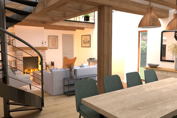 Hameau à Plusquellec-renovation-maison-Callac