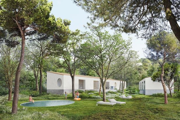 Depuis le jardin-construction-maison-Beaumettes