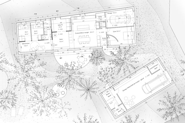 Plan général-construction-maison-Beaumettes