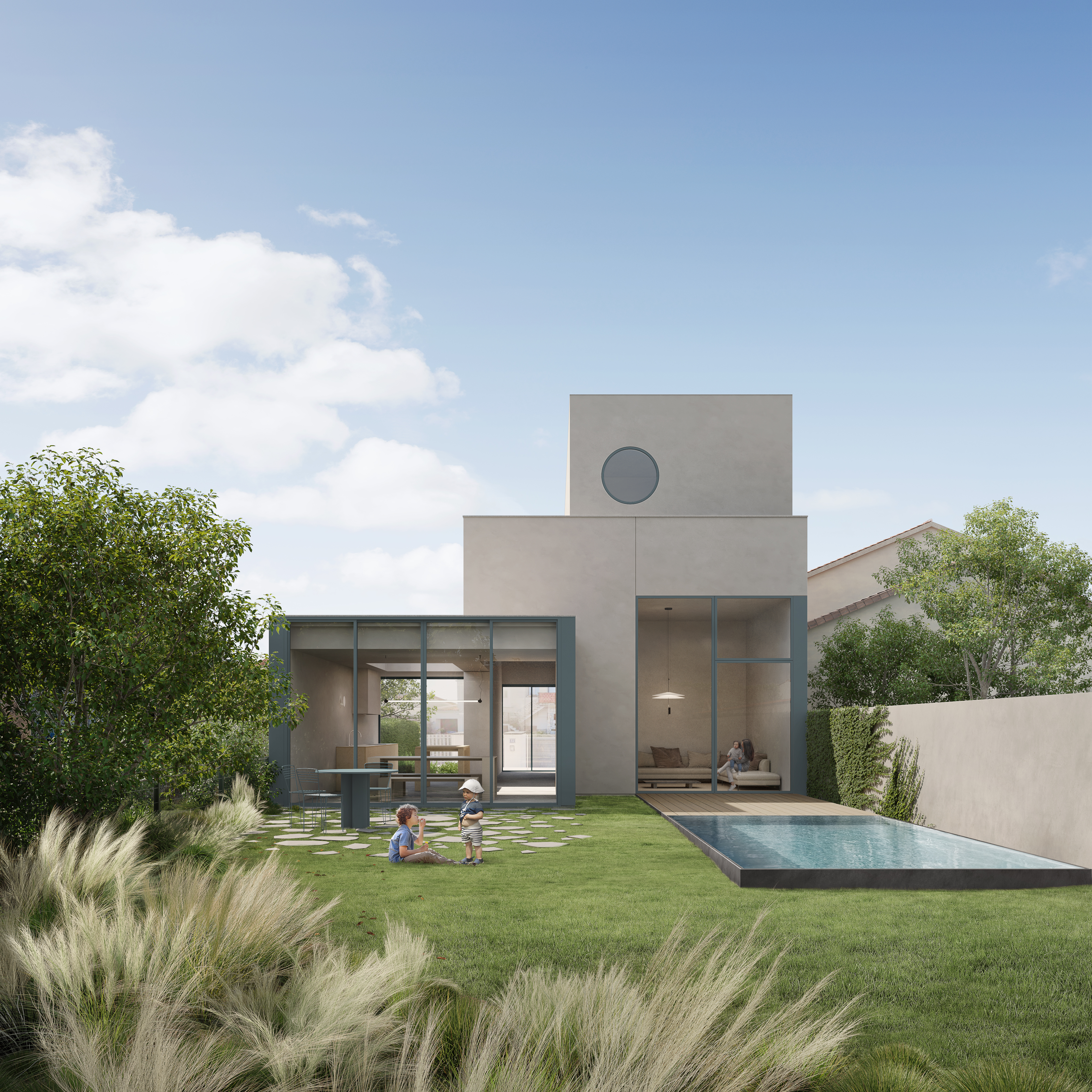 Surélévation et extension d'une maison de ville – extension de maison Haute-Garonne