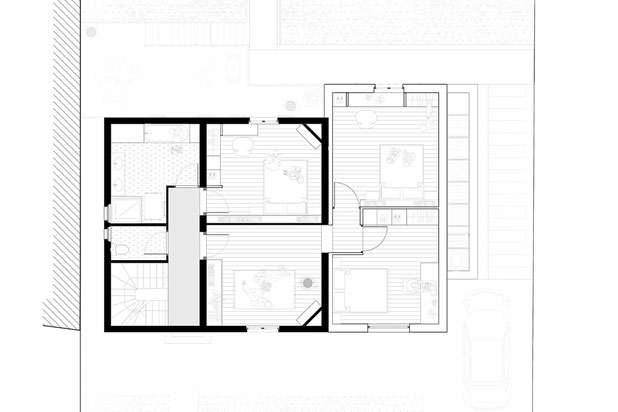 Plan du R+1-renovation-maison-Bayonne