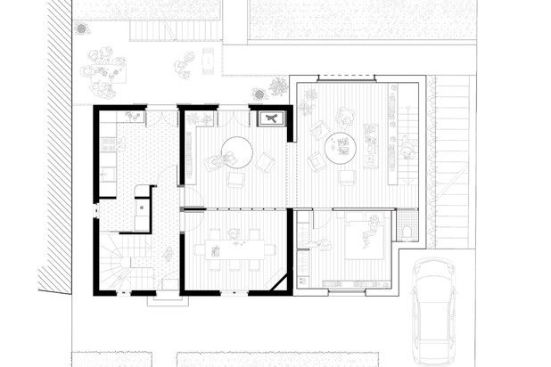 Plan du Rez-de-chaussée-renovation-maison-Bayonne