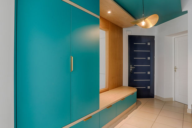 Espace entrée effet boite-amenagement-maison-Muzillac