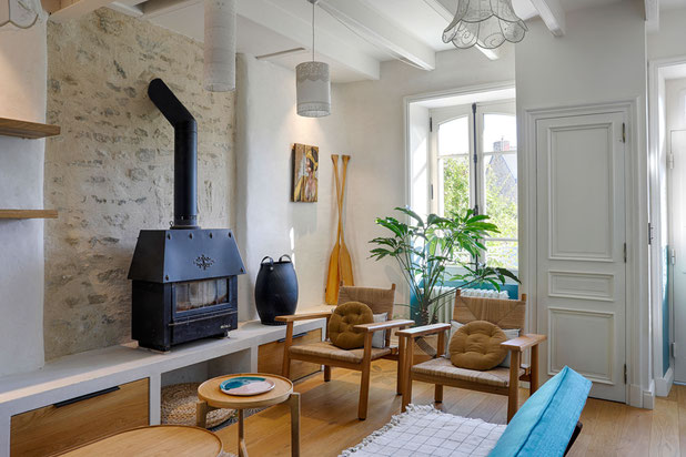 Chauffage poêle-renovation-maison-Île-d'Arz
