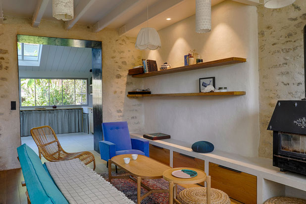 Pièce de vie-renovation-maison-Île-d'Arz