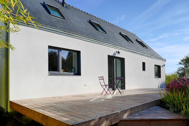 Vue extérieure-renovation-maison-Séné