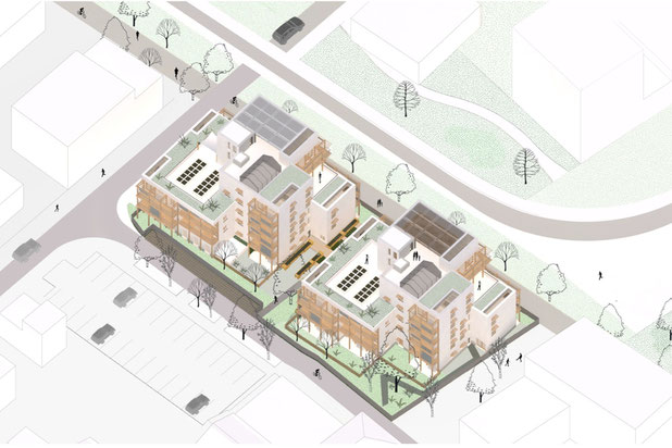 Axonométrie de la construction-construction-logement-Tours