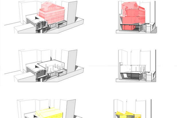 Phasage de l'opération de surélévation-surelevation-bureaux-Paris