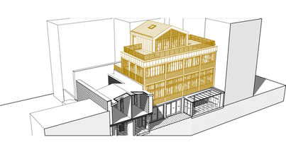 Photo d'un projet de Surélévation Bureaux à Paris