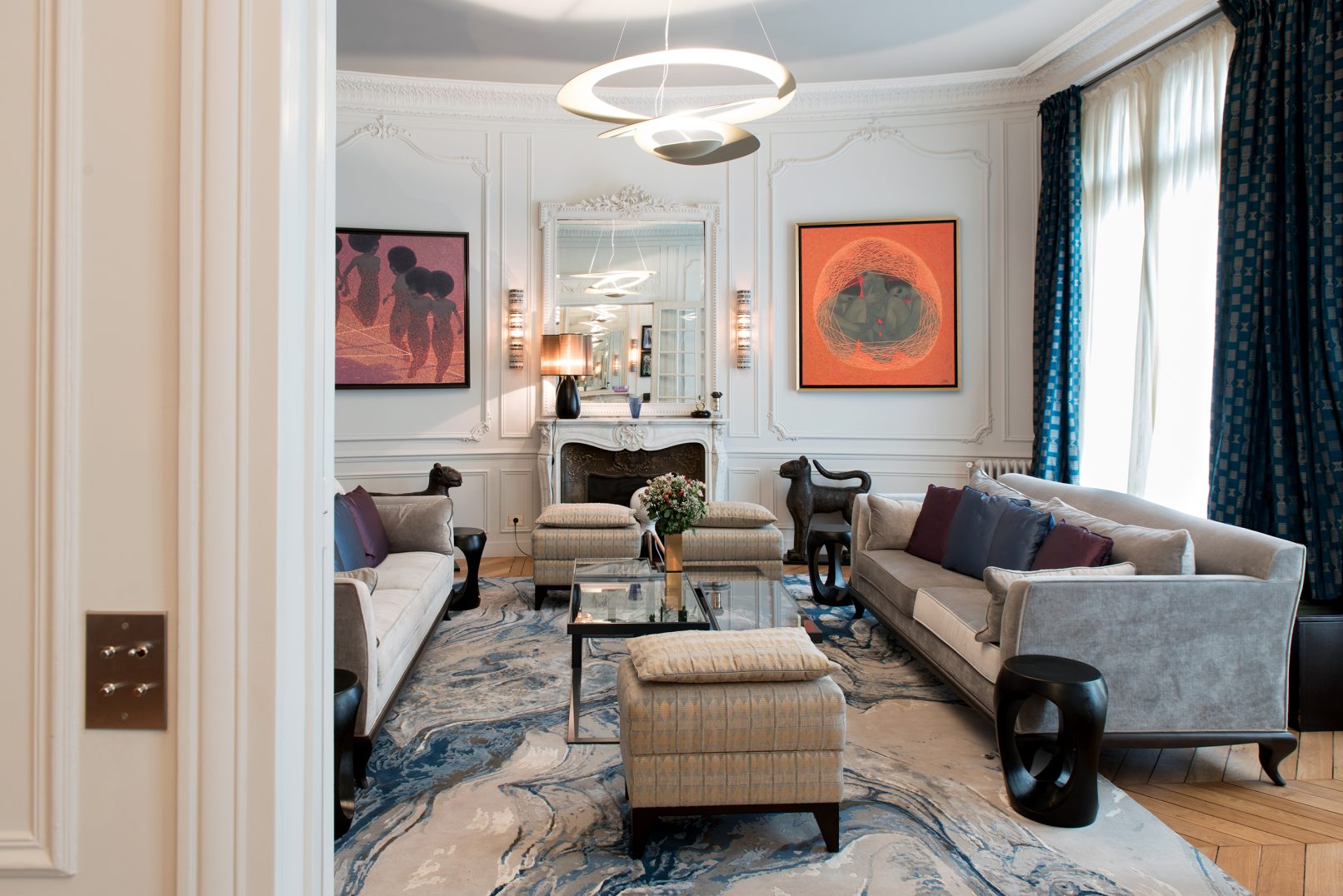 Ode à la couleur dans le 16ème à Paris – rénovation d'appartement Haute-Saône Ode à la couleur dans le 16ème à Paris – rénovation d'appartement Haute-Saône