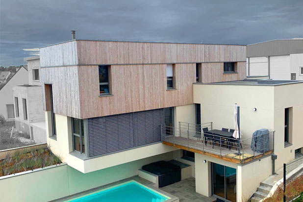 Extérieur / Façade jardin-construction-maison-Plérin
