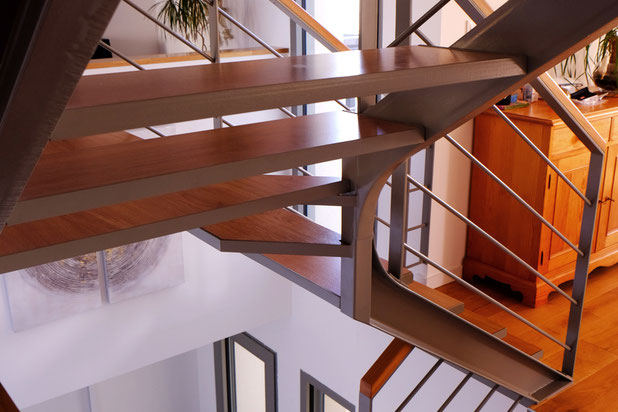 Intérieur / Escalier-construction-maison-Plérin