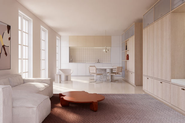 Living room-renovation-maison-Fromont