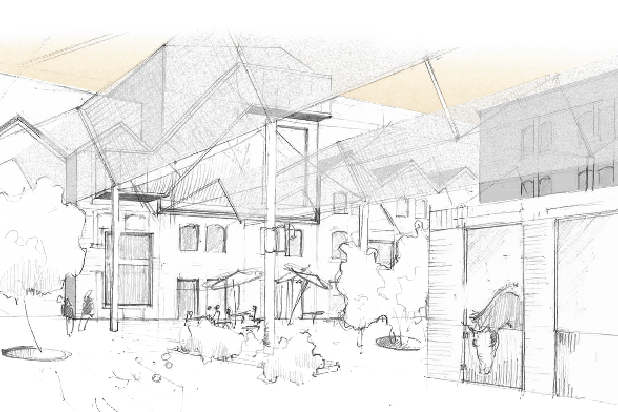 Perspective projet-rehabilitation-equipement-Guebwiller
