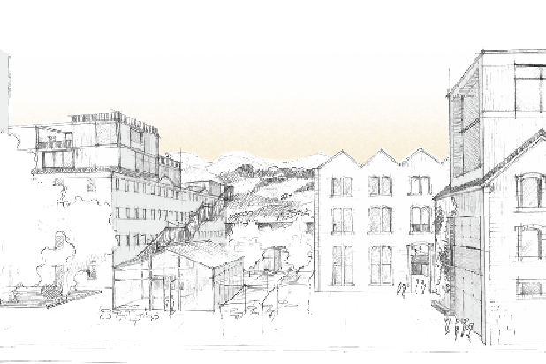 Perspective projet-rehabilitation-equipement-Guebwiller