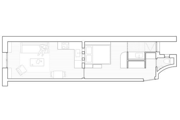 Plan projet-rehabilitation-appartement-Paris