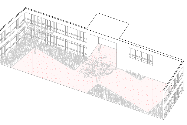 Axonométrie Patios-amenagement-espaces_exts-Brumath