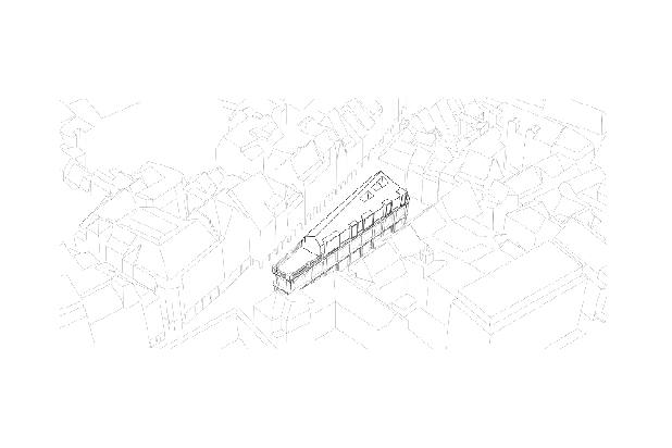 axonométrie projet-surelevation-surelevation-Strasbourg