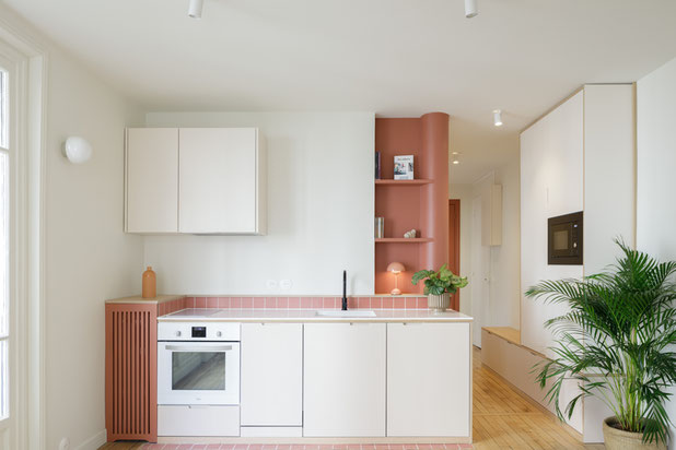 Cuisine Ouverte-renovation-appartement-Paris