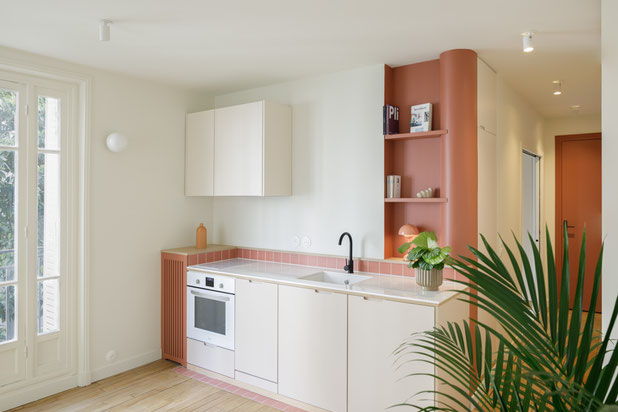 Cuisine Ouverte-renovation-appartement-Paris
