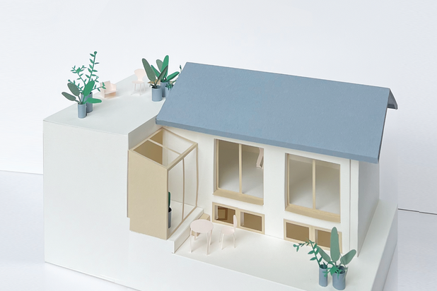 Maquette du projet-renovation-maison-Montreuil