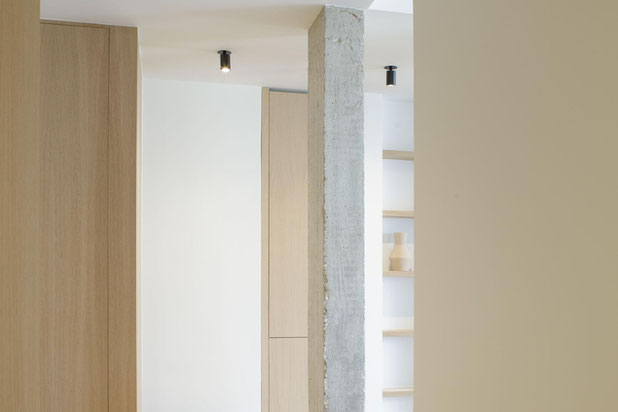 Vue du couloir-renovation-appartement-Paris